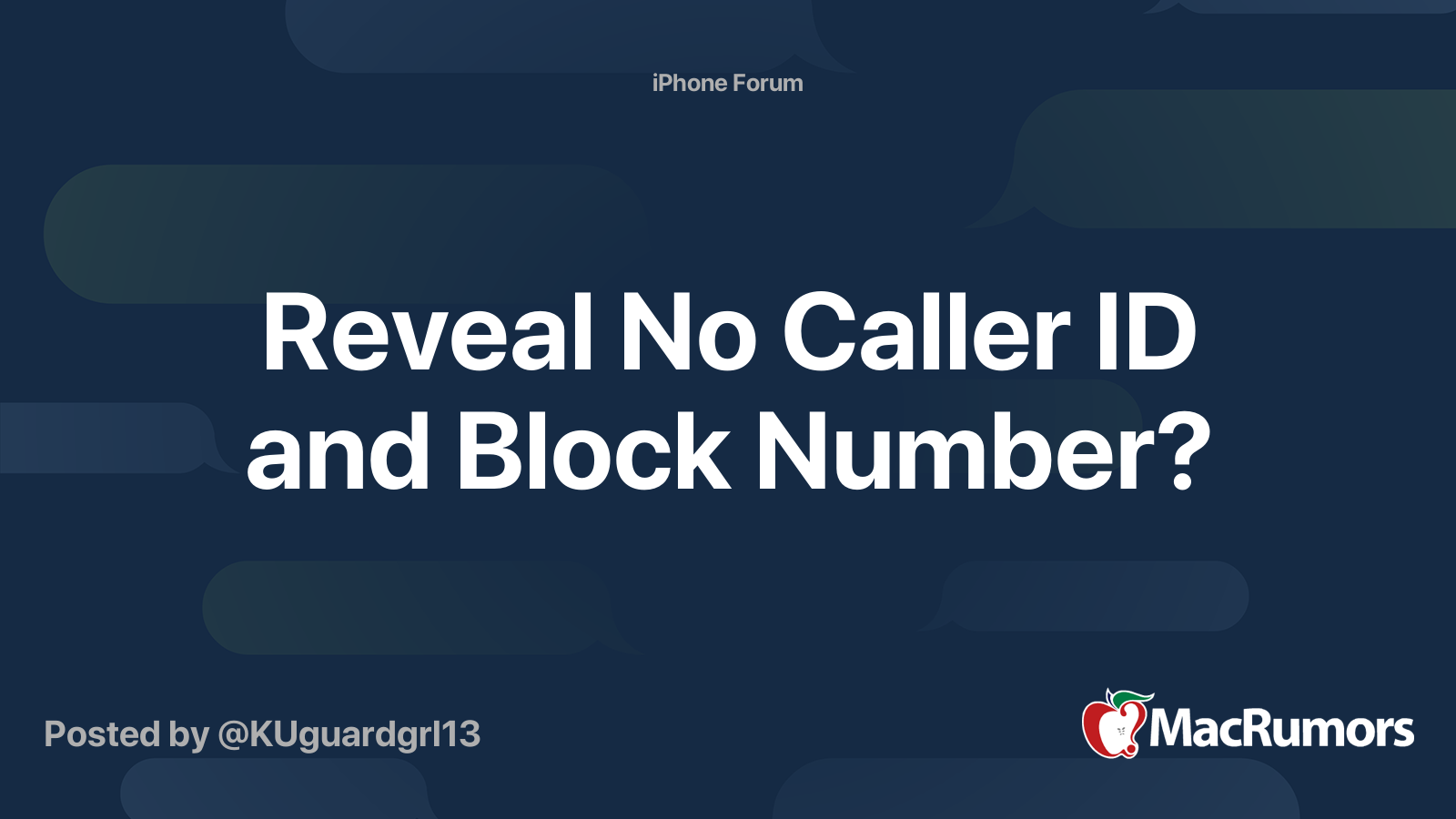 how to reveal no caller id number
