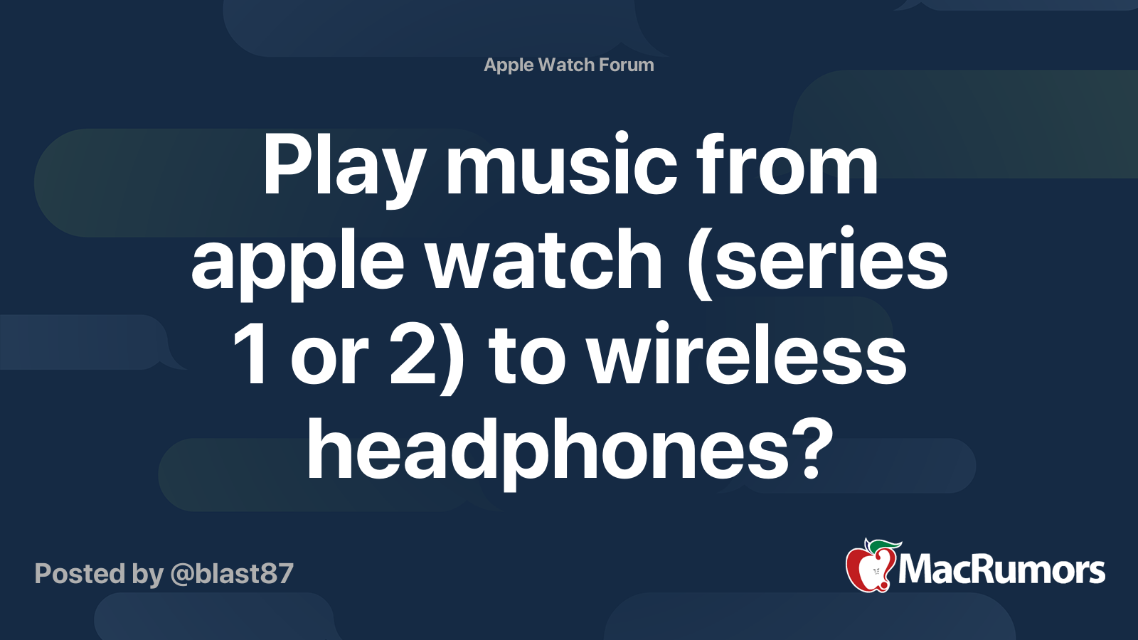 how to play music from apple watch without headphones