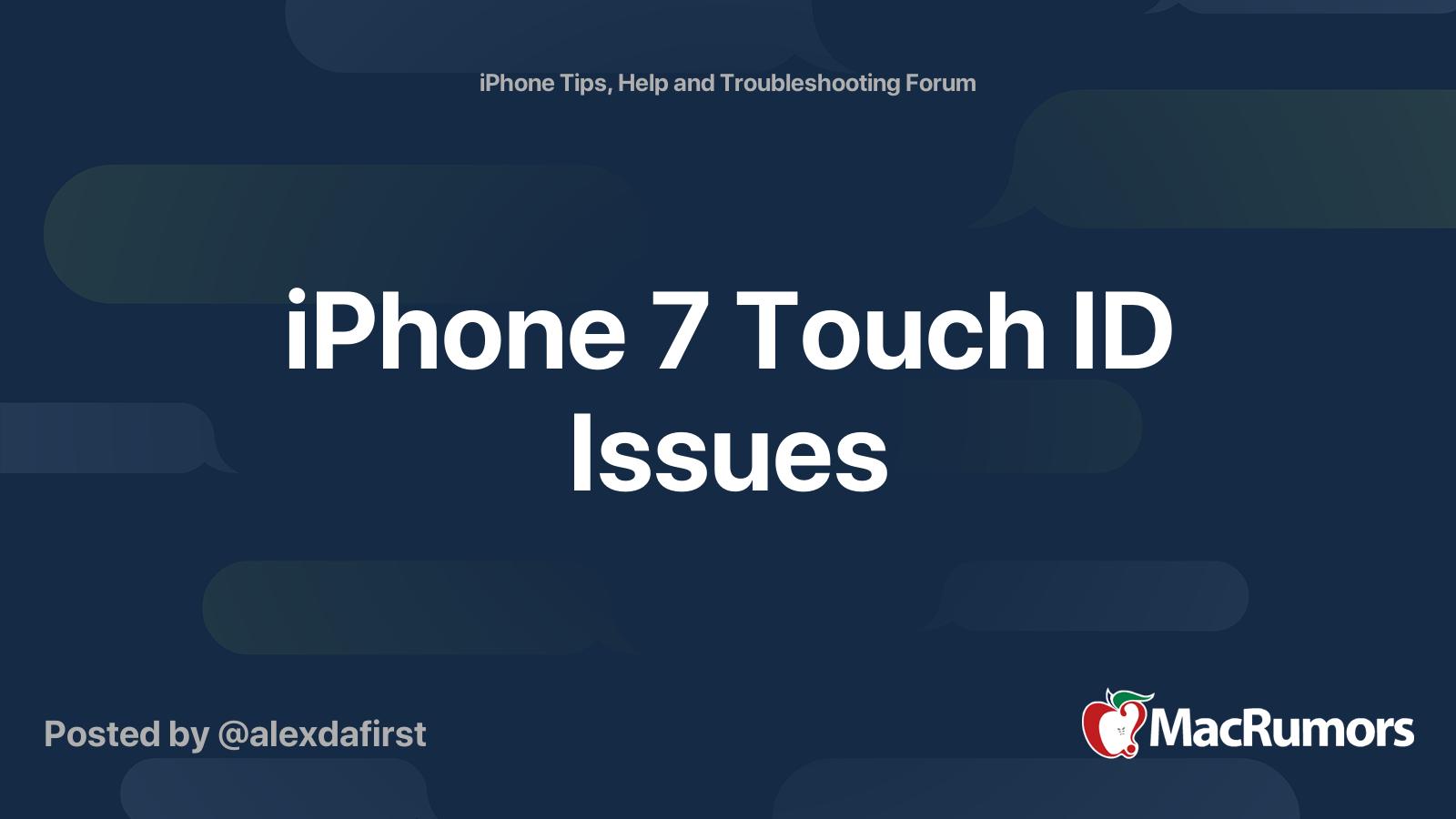 probleme touch id iphone 7 apres changement batterie