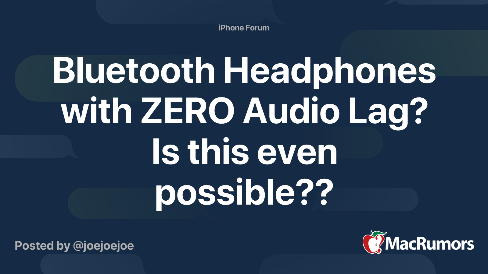Bluetooth Headphones with ZERO Audio Lag? Is this even possible