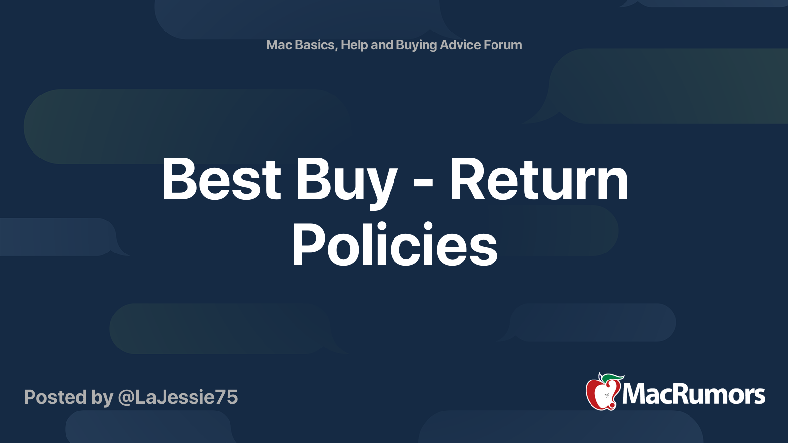 Best Buy to Offer 30-Day Return and Price Match on All Items - MacRumors