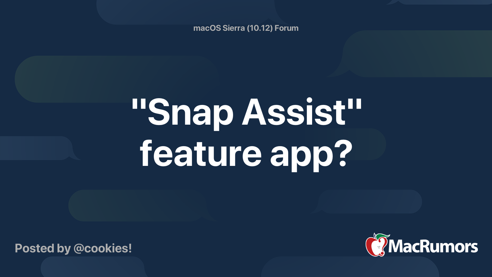 Mac Snap App