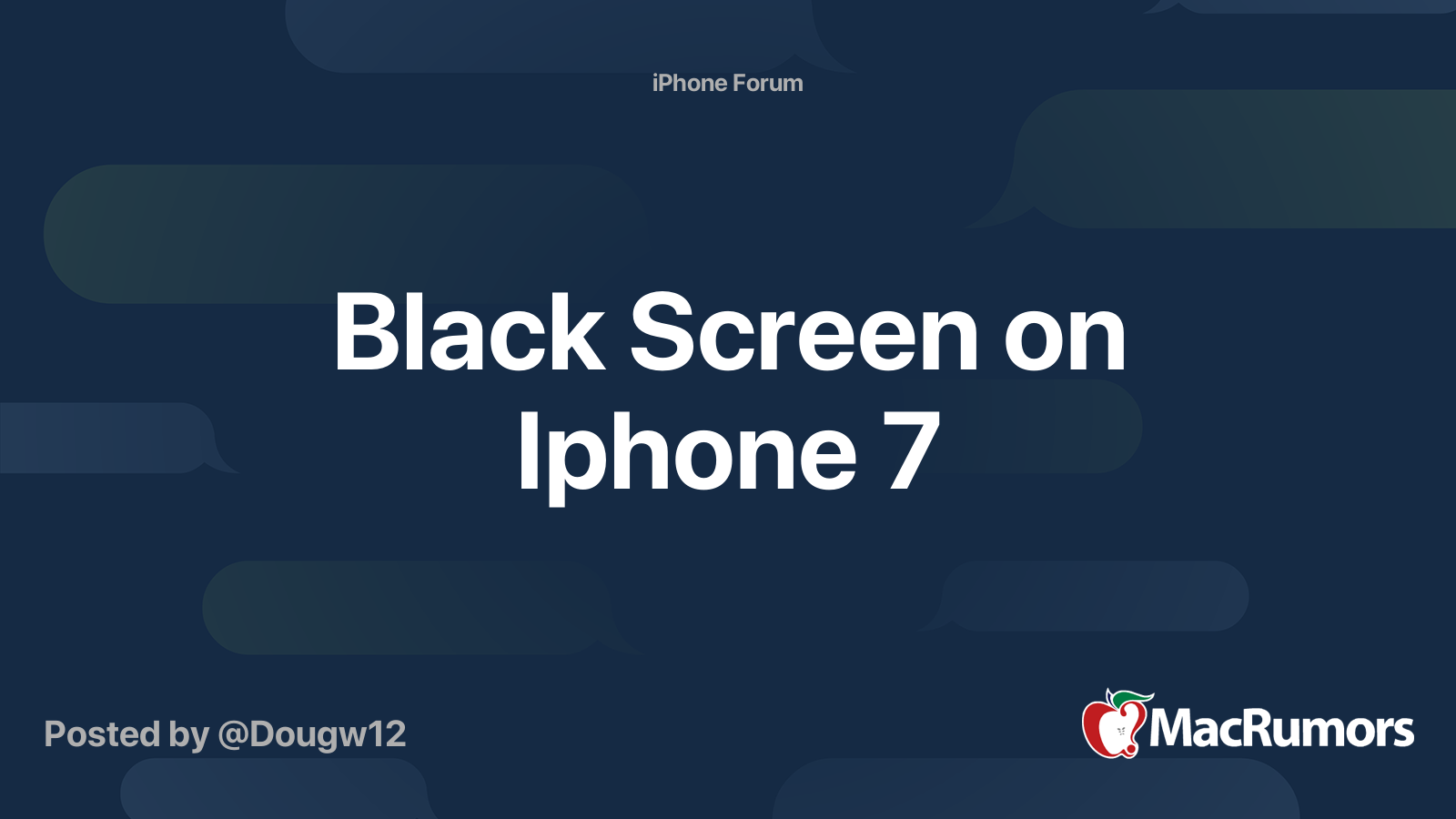 black-screen-on-iphone-7-macrumors-forums