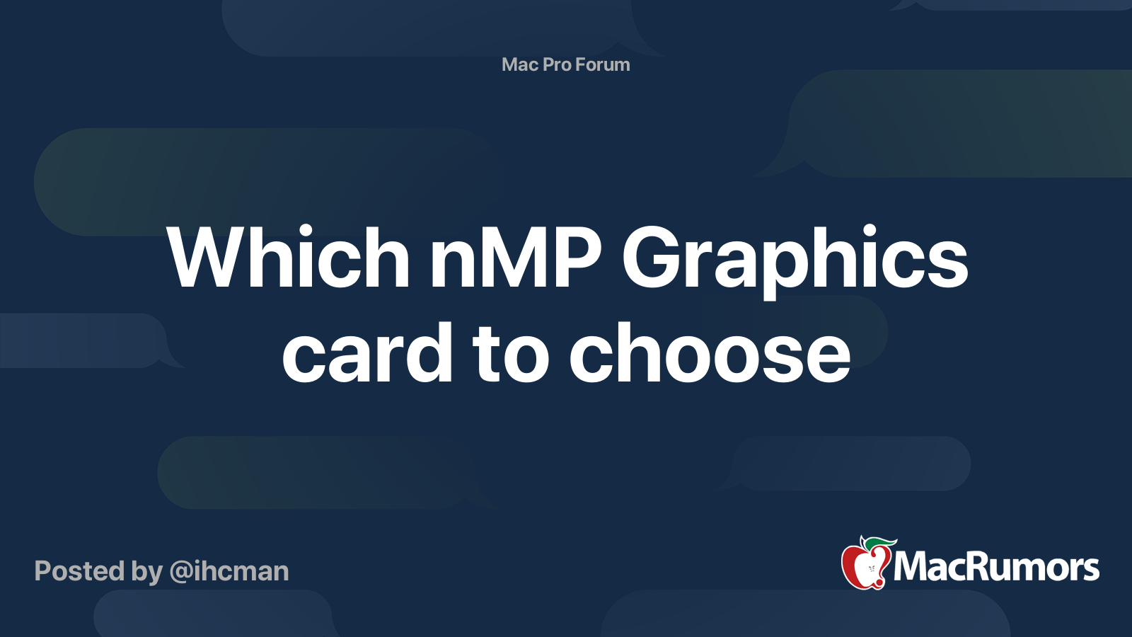Which nMP Graphics card to choose | MacRumors Forums