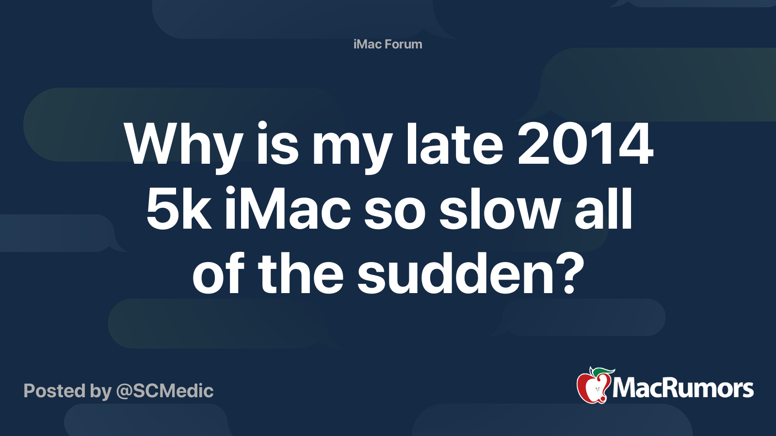 why-is-my-late-2014-5k-imac-so-slow-all-of-the-sudden-macrumors-forums