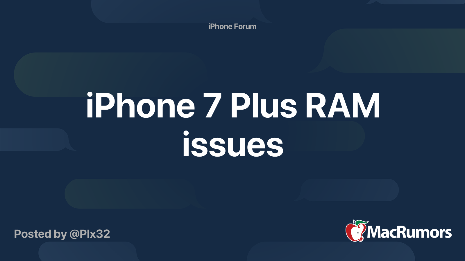 iphone 7 plus ram