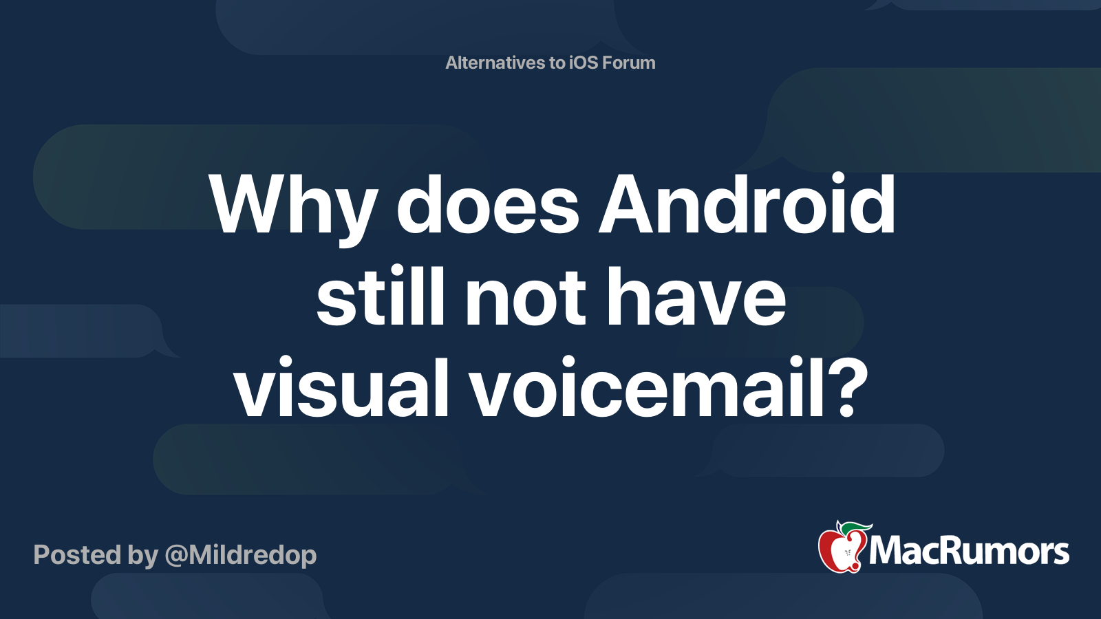 Why Doesn T Android Have Visual Voicemail