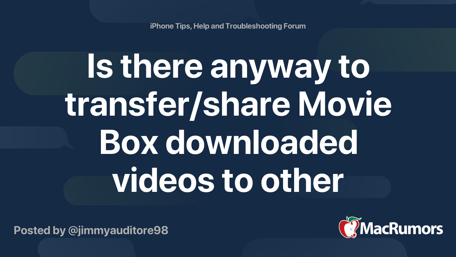 How to stream moviebox from iphone to hot sale tv 2017