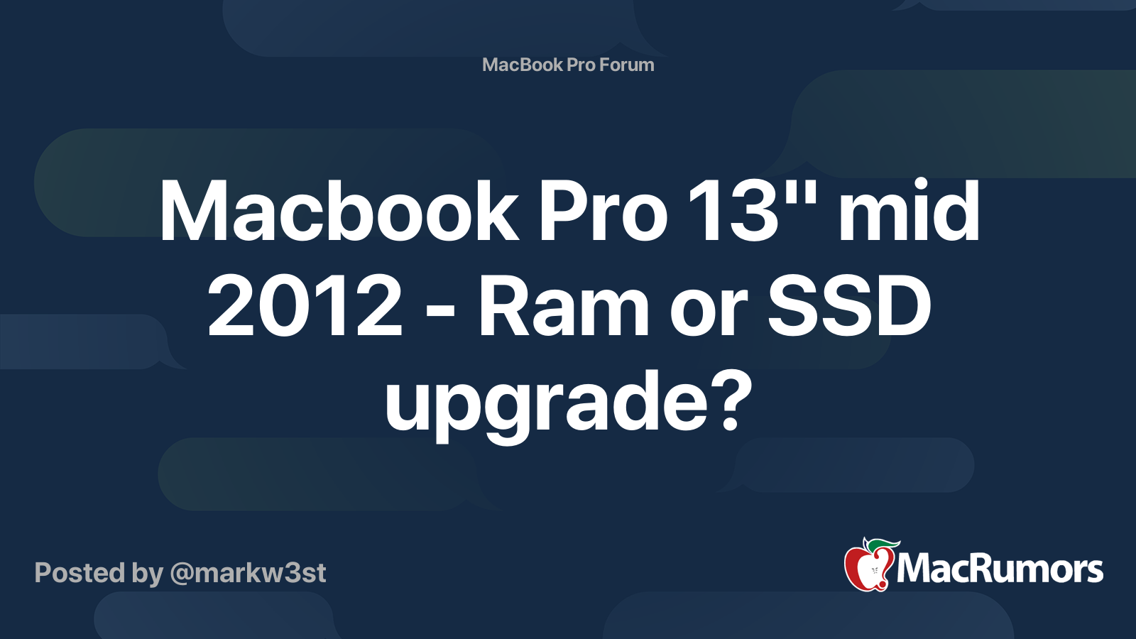 Macbook pro 2012 ram on sale upgrade