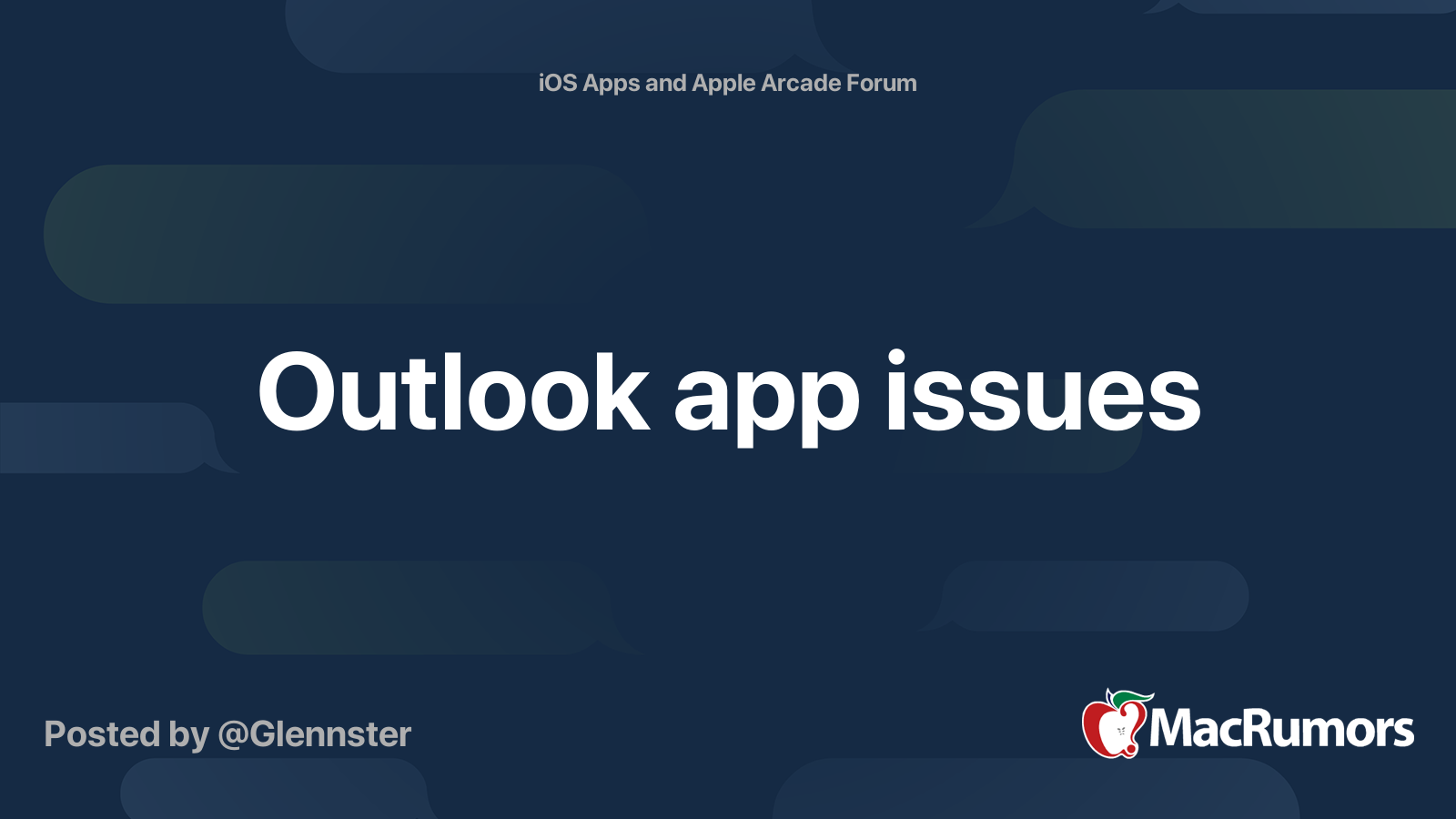 Outlook app issues MacRumors Forums