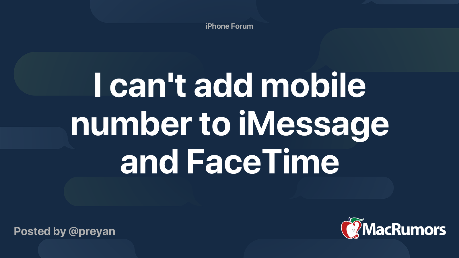 how to add mobile number in facetime