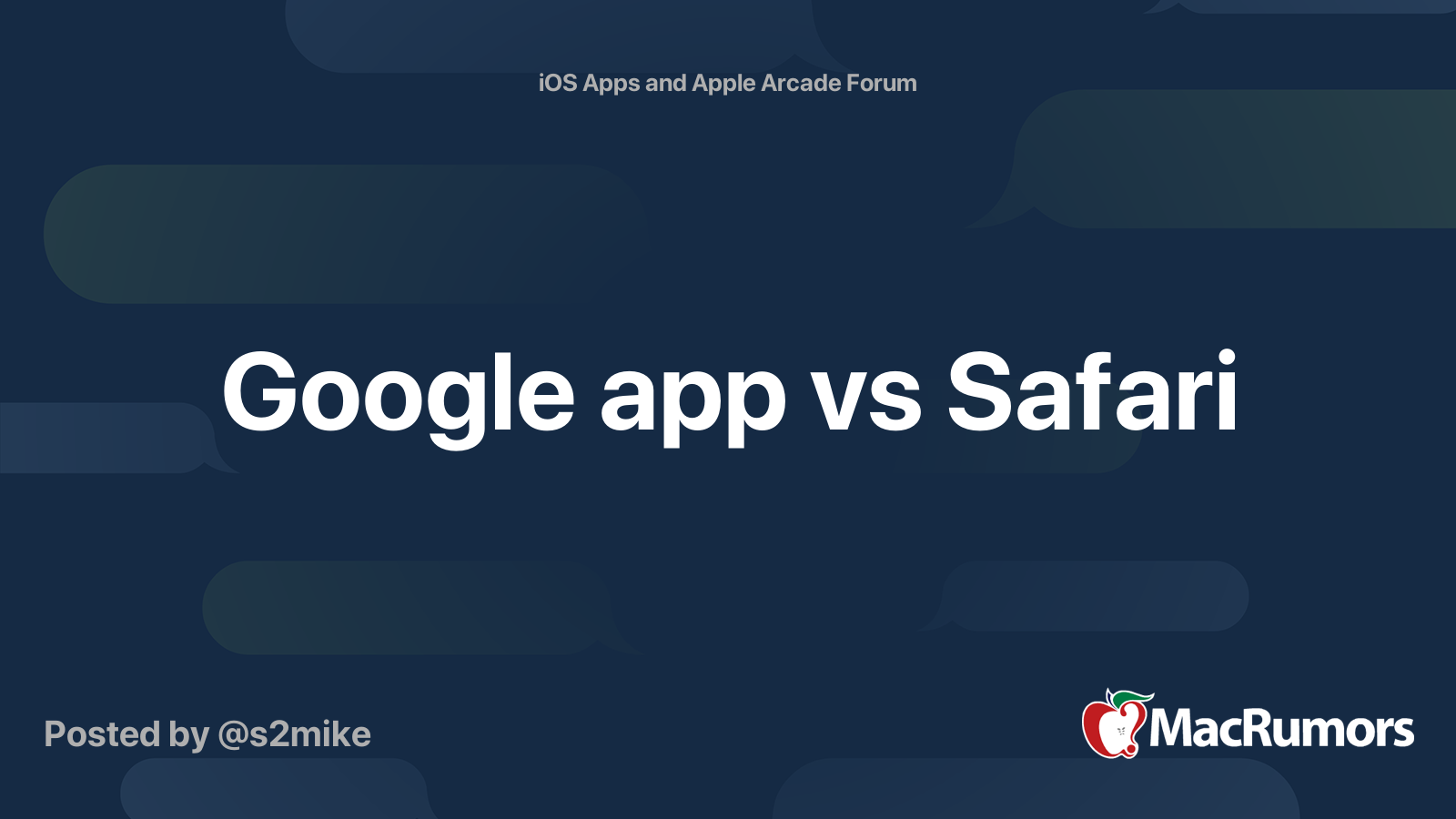 safari vs google app