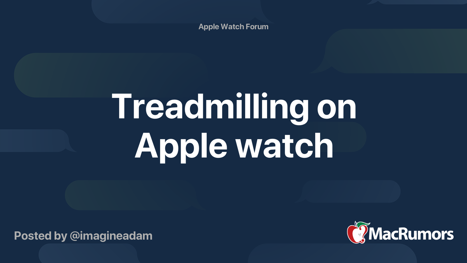 apple watch treadmill app