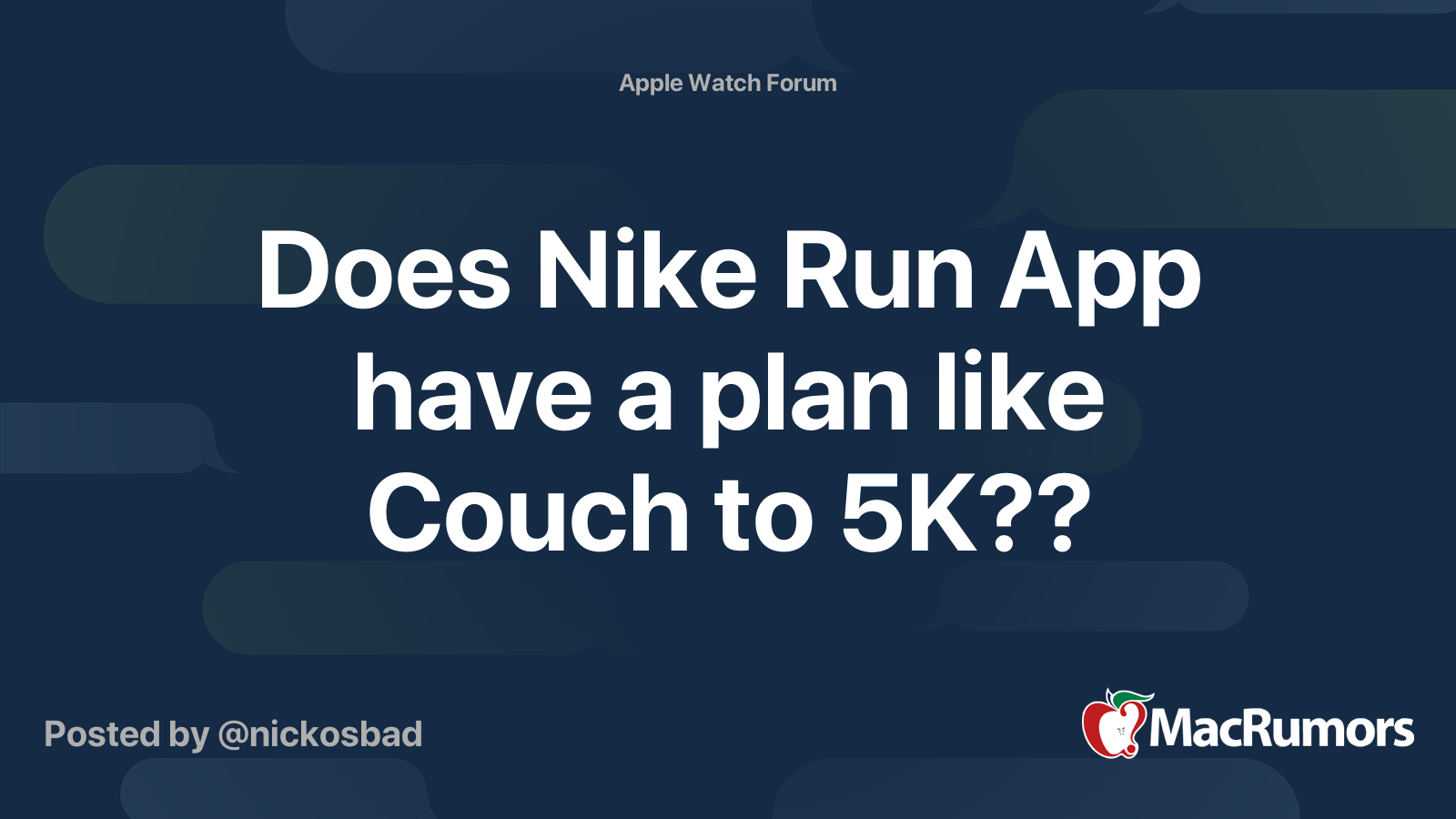 nike run 5k plan