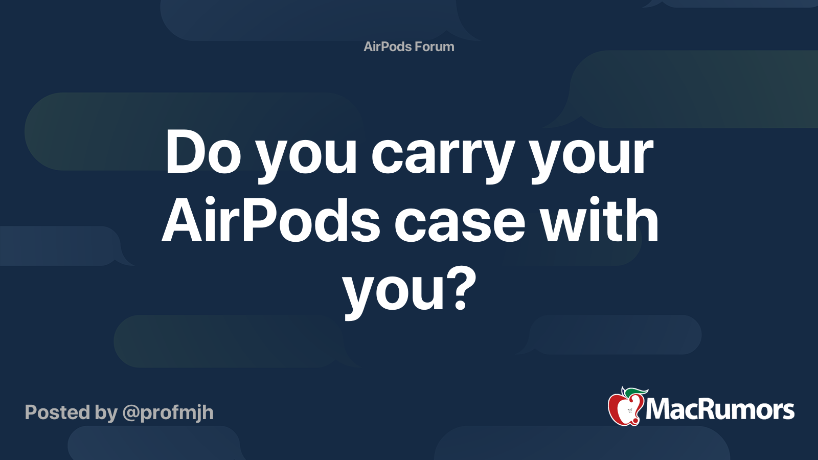 Do you need airpods case with you new arrivals