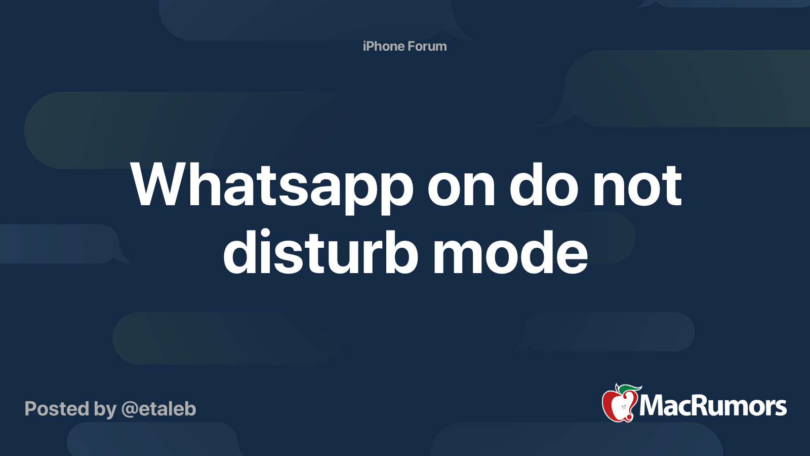 do not disturb mode does not block whatsapp calls