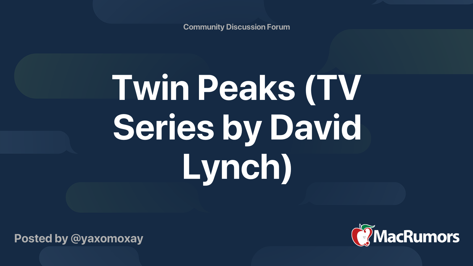 Twin Peaks & David Lynch Forums
