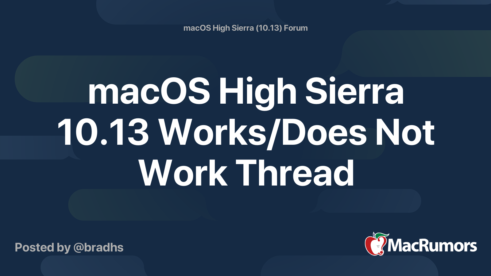 Does MS Office Mac 2011 work on High Sierra? | MacRumors Forums