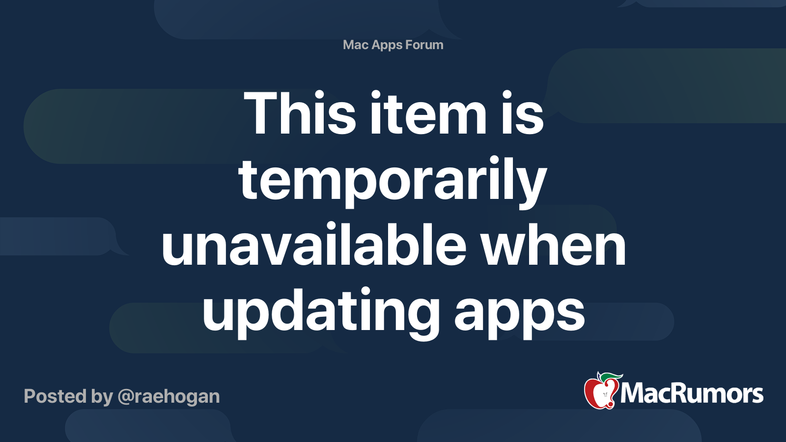 This item is temporarily unavailable mac os что делать