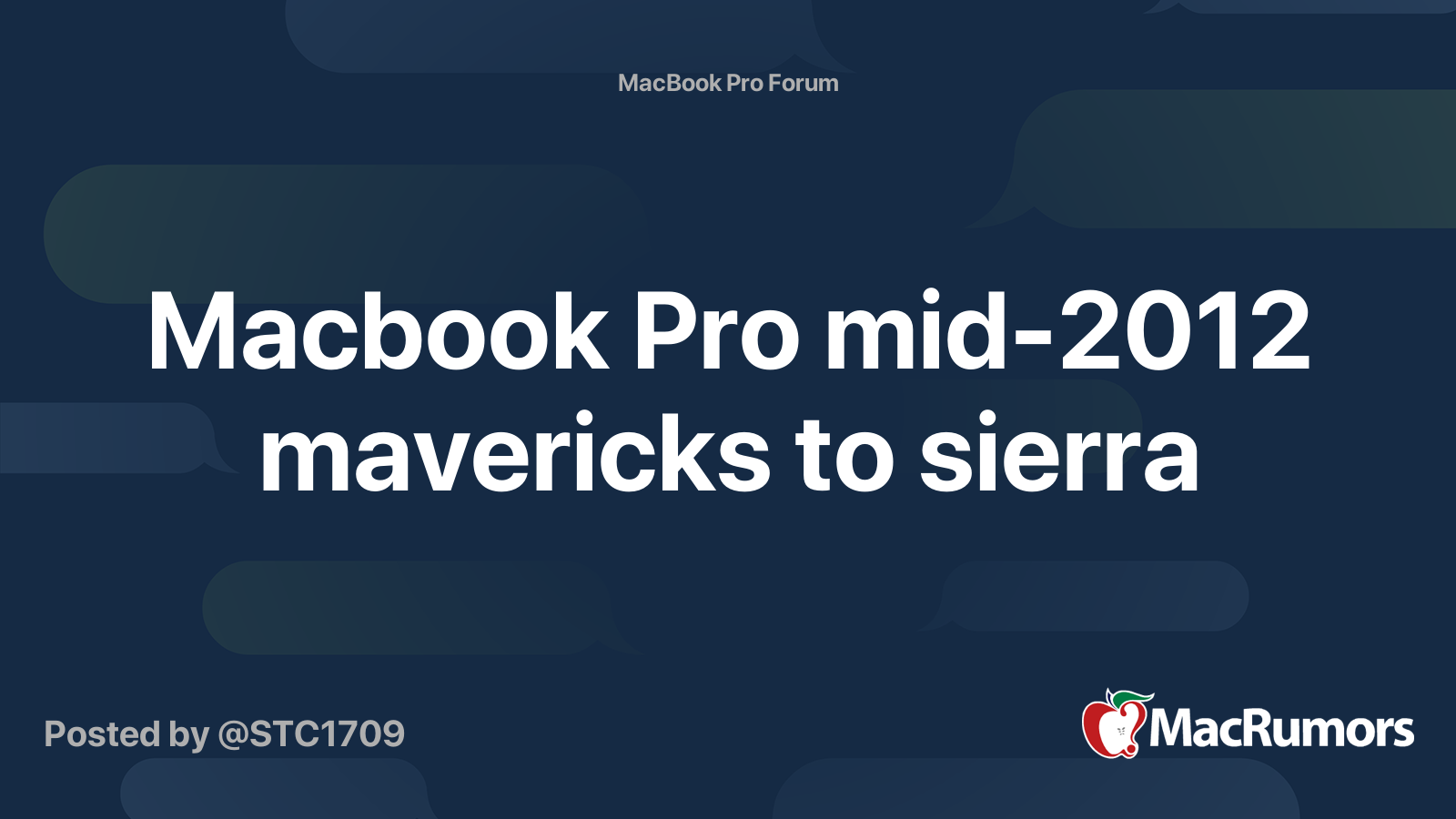 Should I Download Sierra On My 2012 Macbook Pro