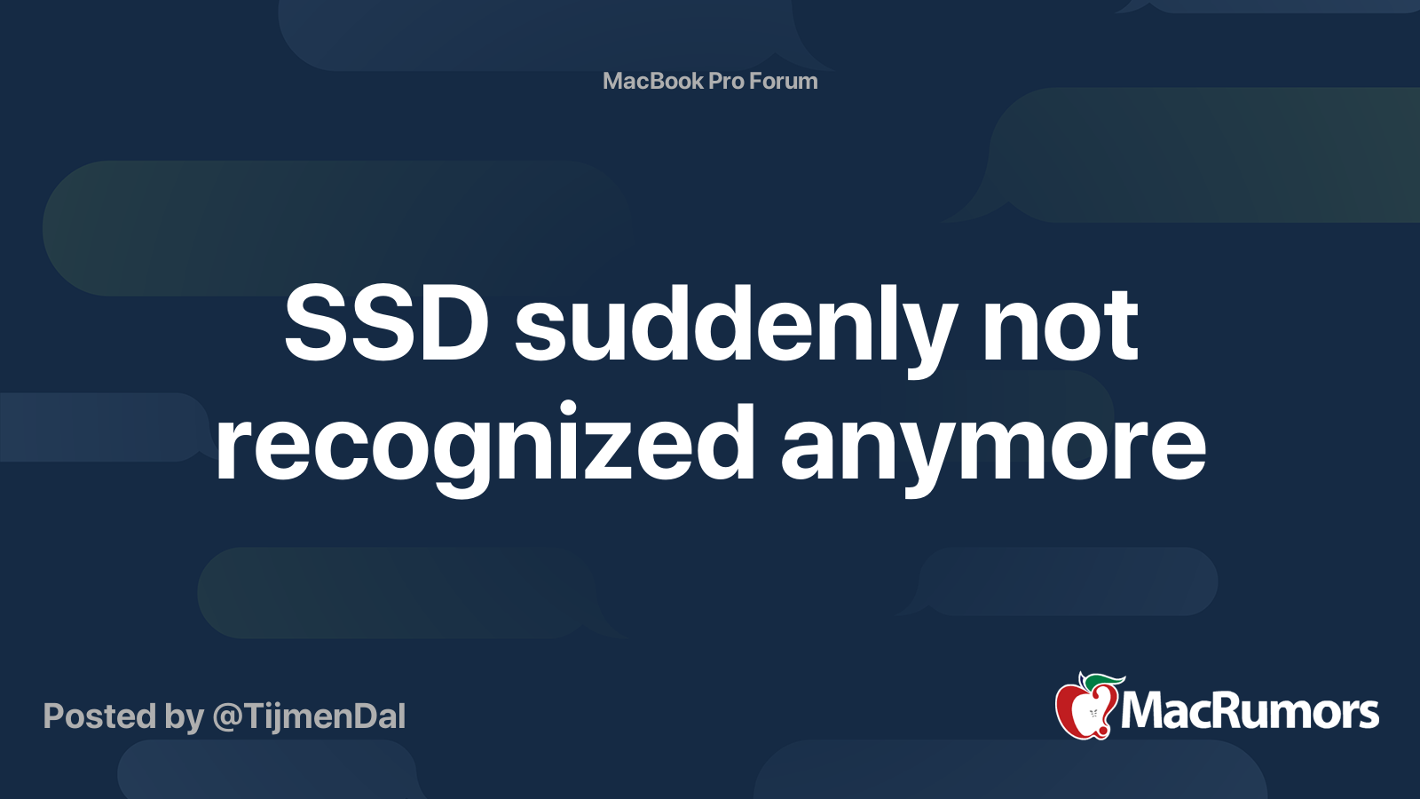 ssd-suddenly-not-recognized-anymore-macrumors-forums