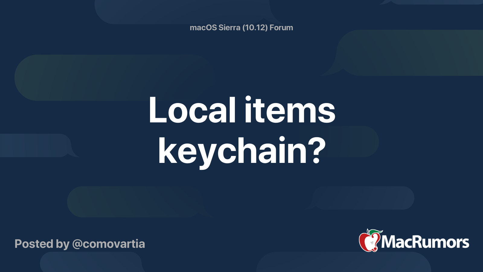 Everything You Need to Know About Keychain in macOS Sierra