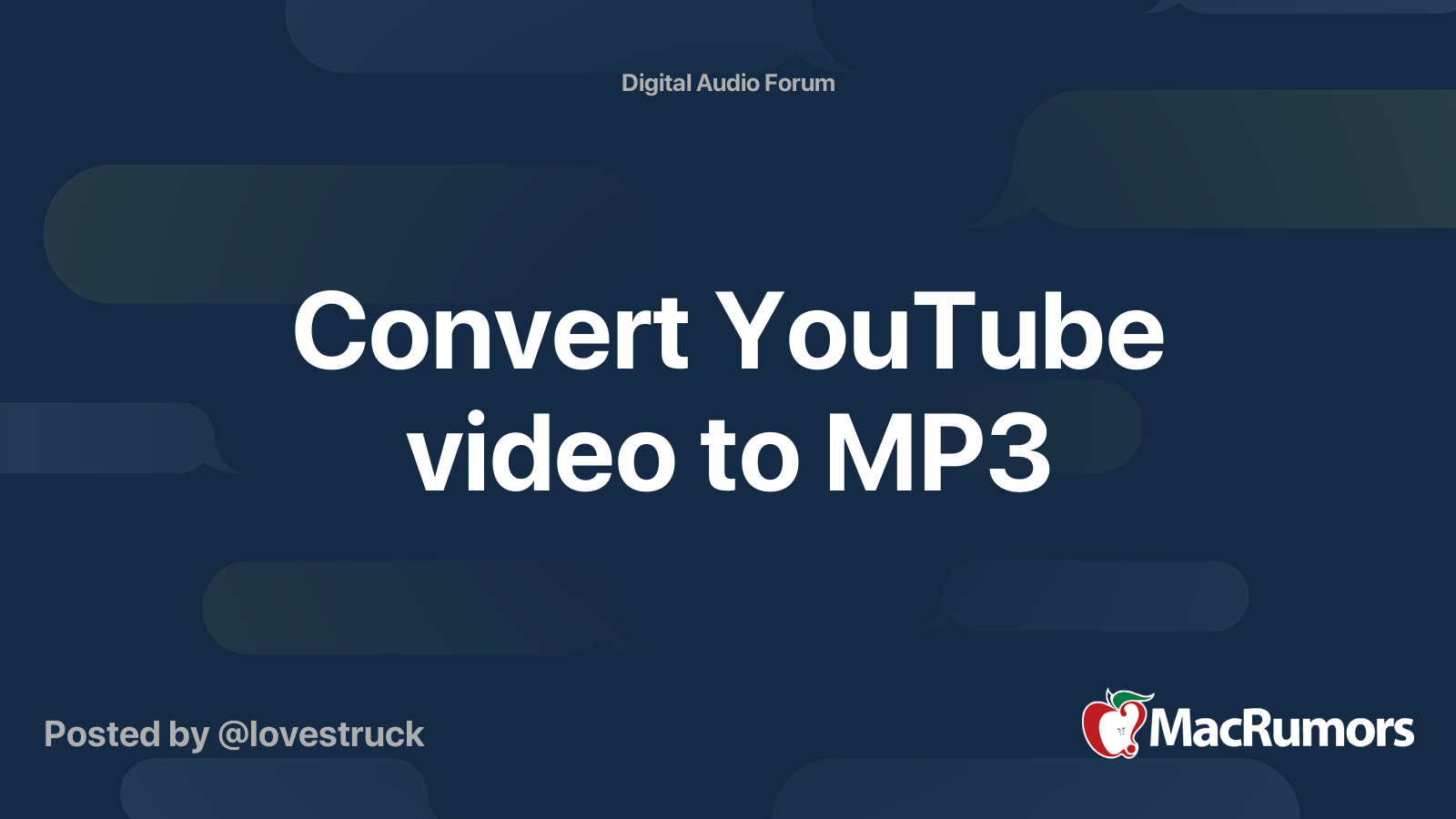 Converse youtube in mp3 sale