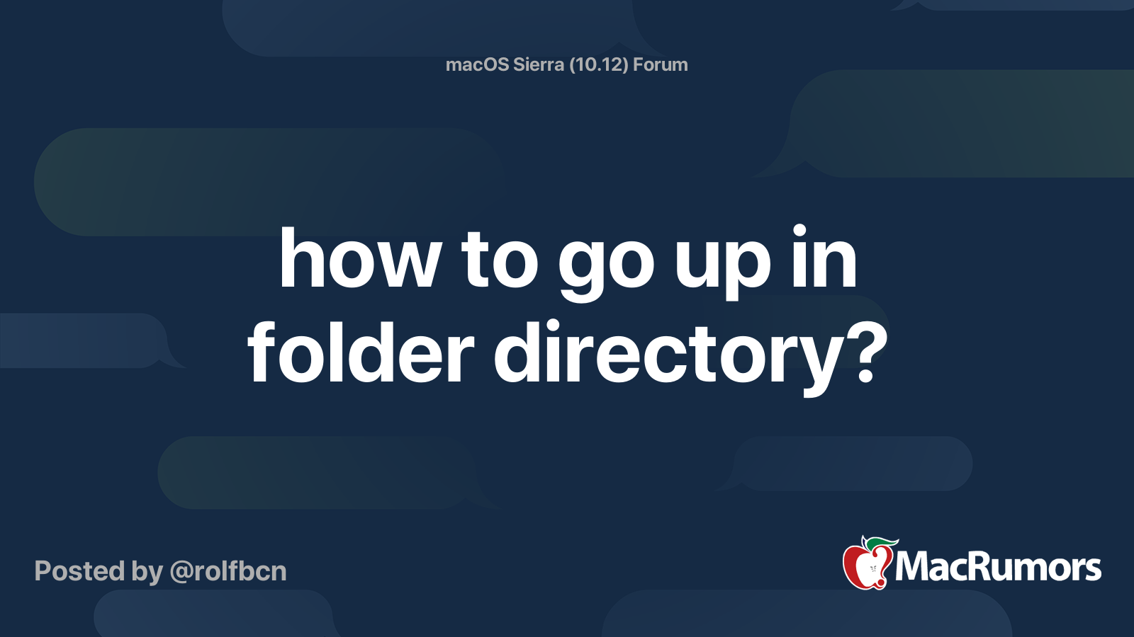 how-to-go-up-in-folder-directory-macrumors-forums