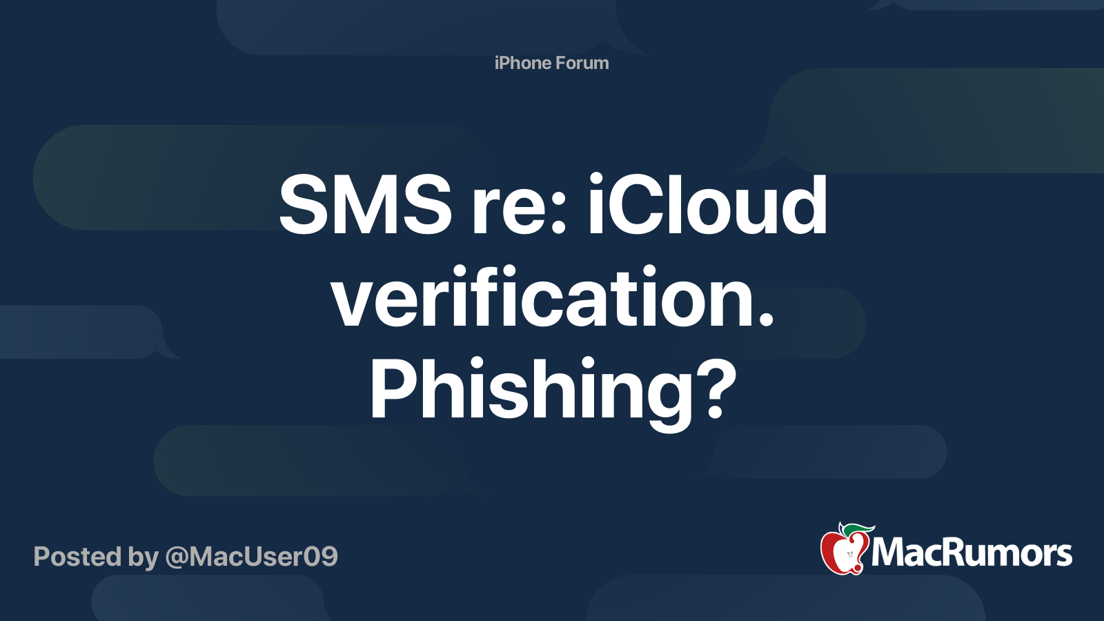 icloud sms verification