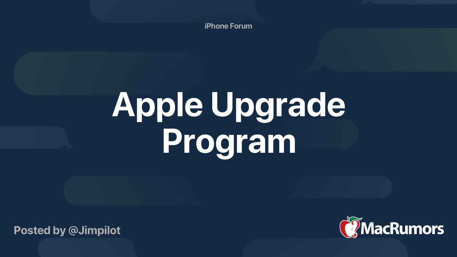 Apple Upgrade Program MacRumors Forums