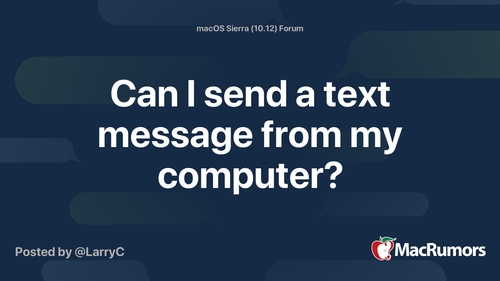 how can i send a text message from my laptop