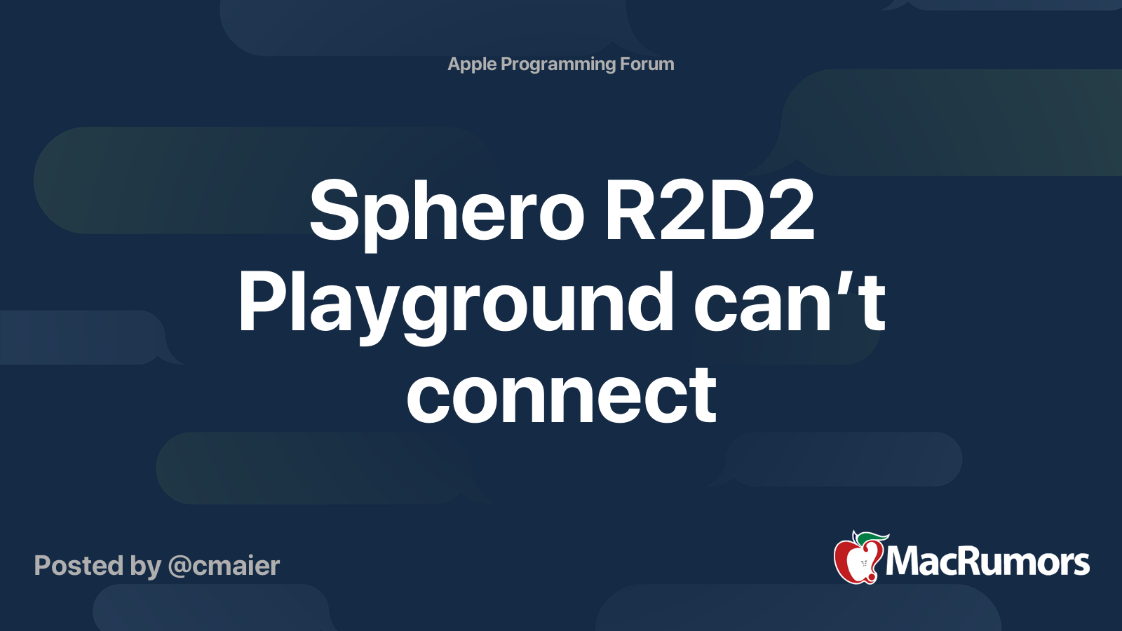 sphero r2d2 not connecting