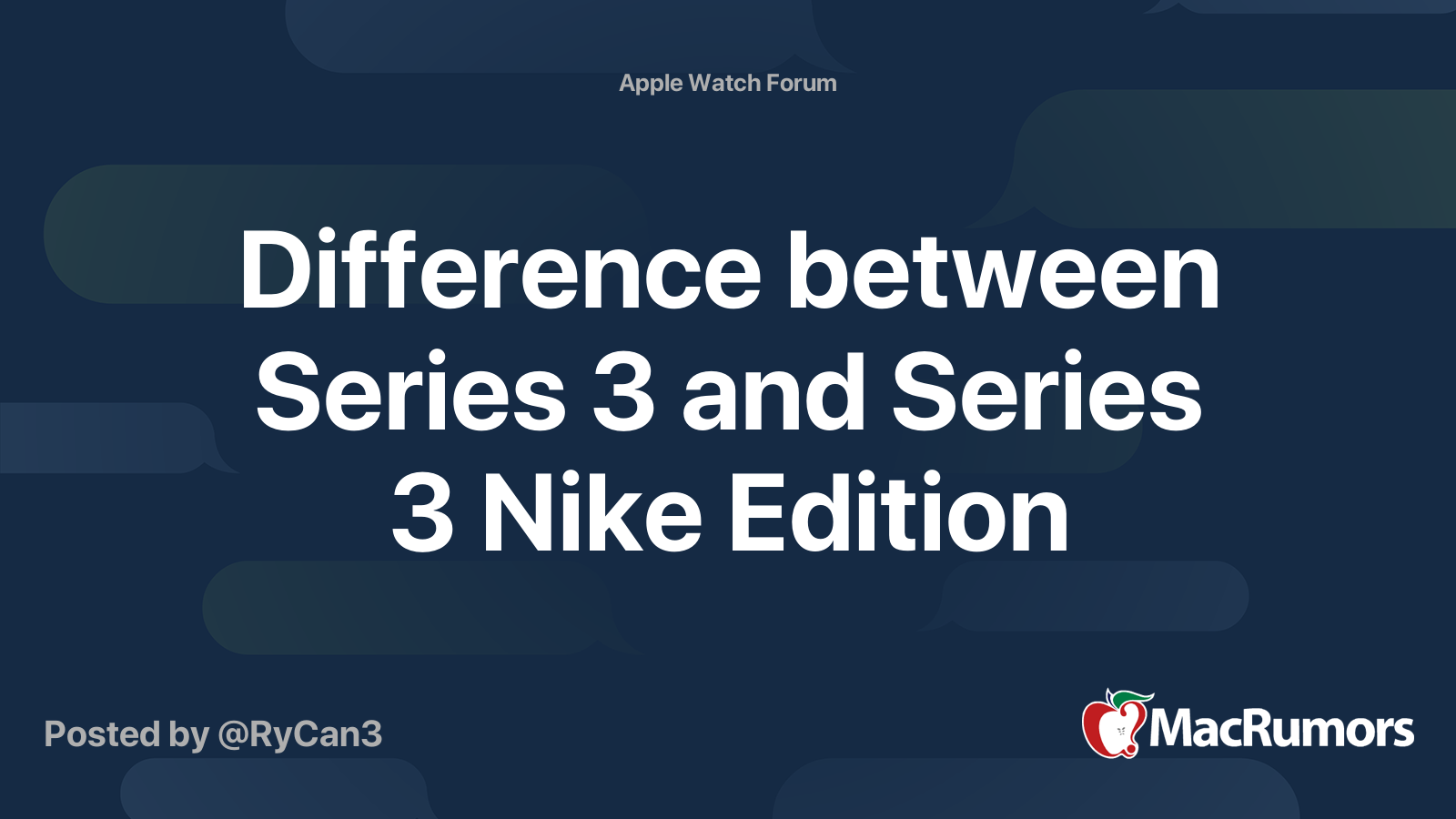 difference between nike  and series 3