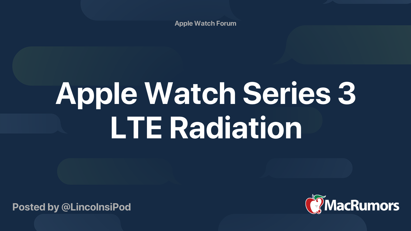 Apple watch series store 3 radiation