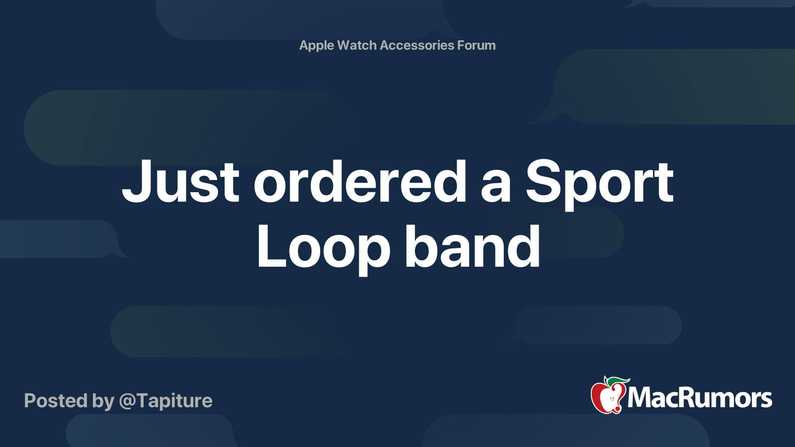 indigo sport loop band