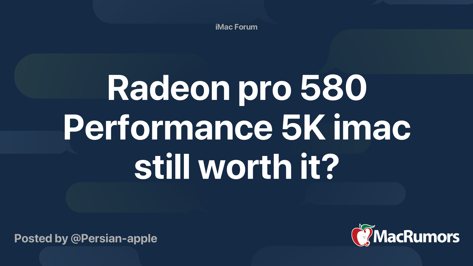 Radeon pro 580 hot sale