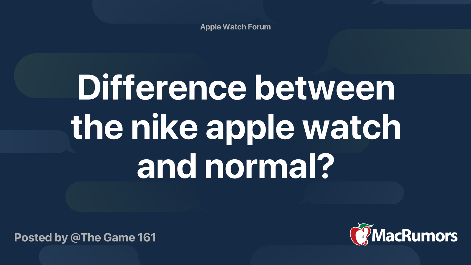 difference nike apple watch and regular