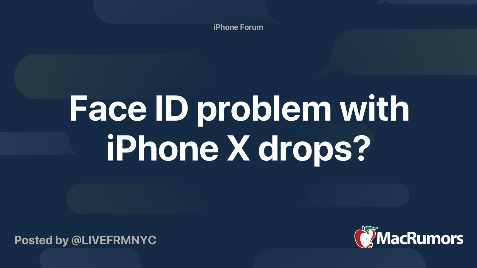 iphone x problem z face id