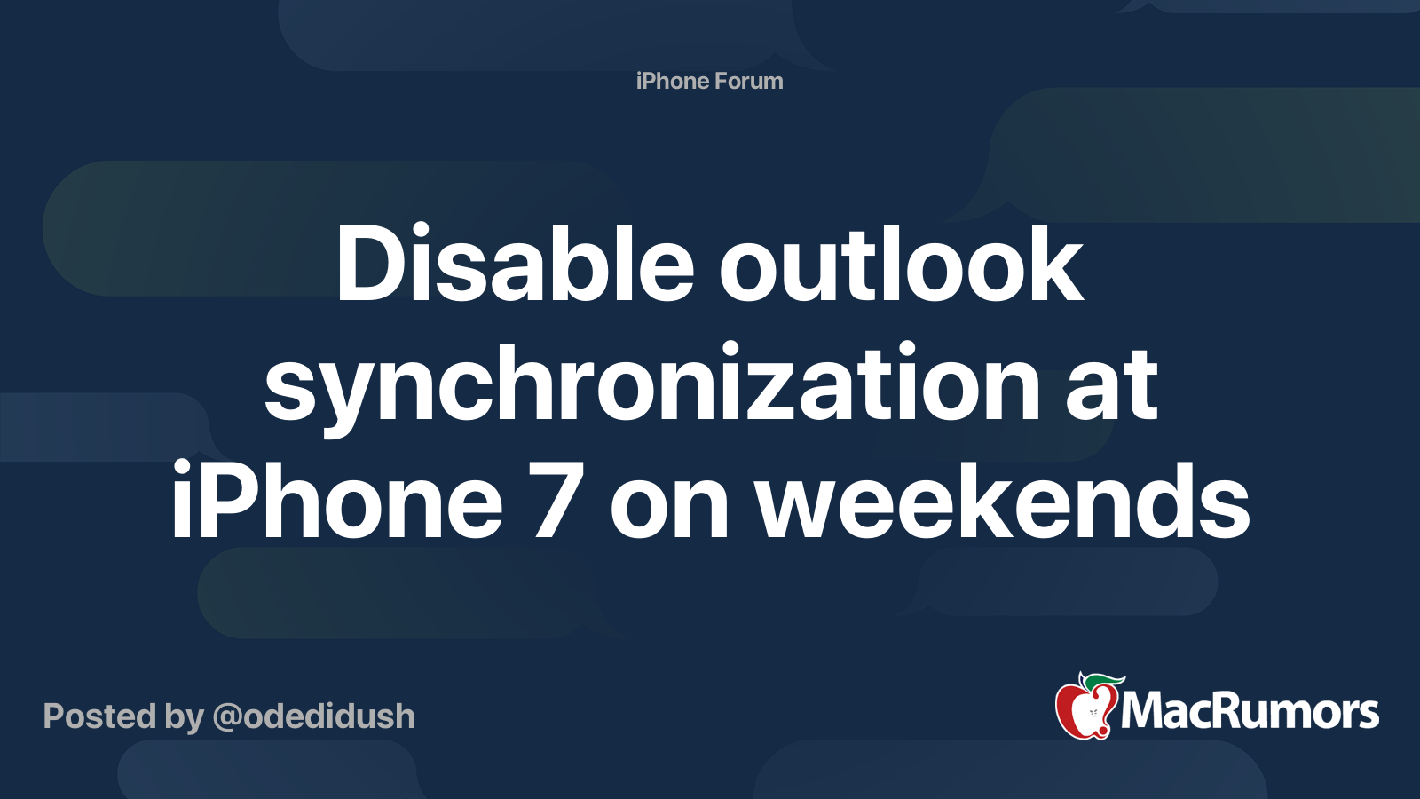 disable outlook synchronization at