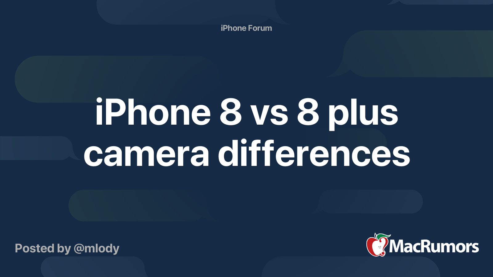 iphone 8 plus vs 11 camera