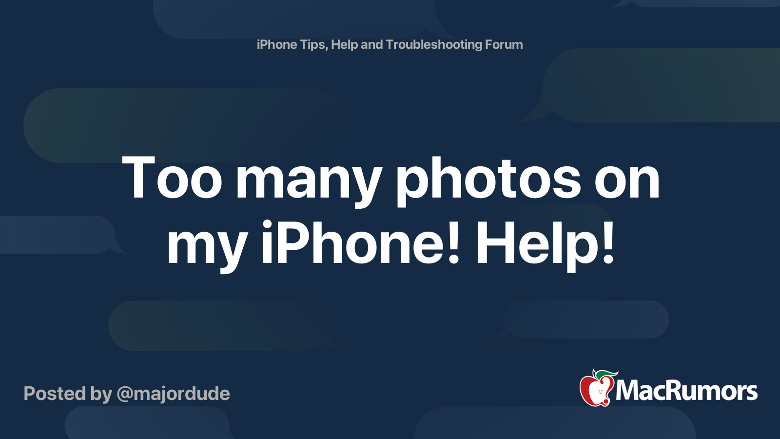 too-many-photos-on-my-iphone-help-macrumors-forums