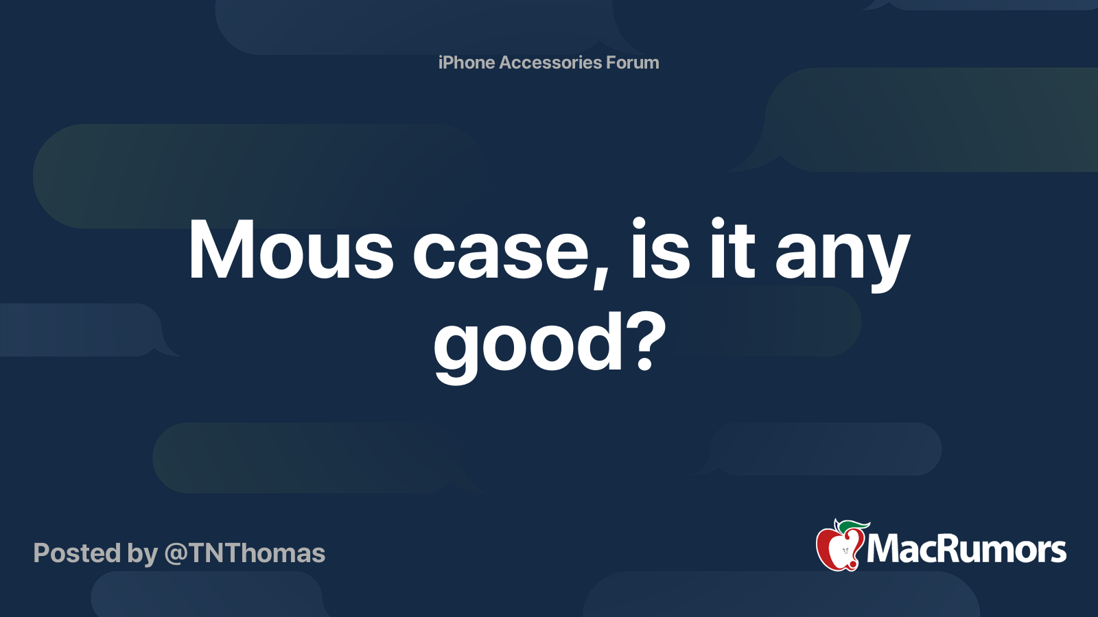 Mous case, is it any good? MacRumors Forums
