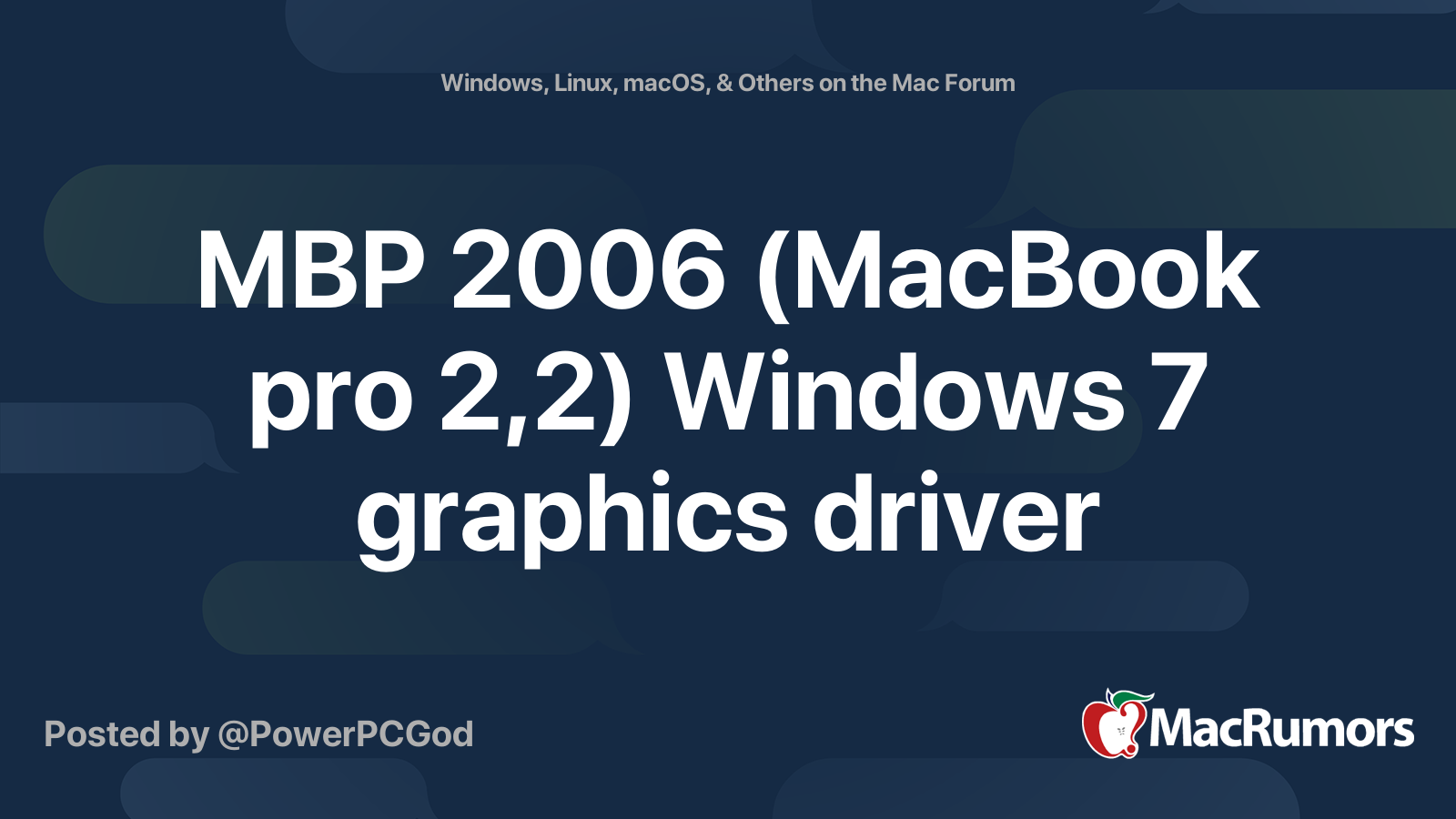 Macbook pro windows 7 drivers