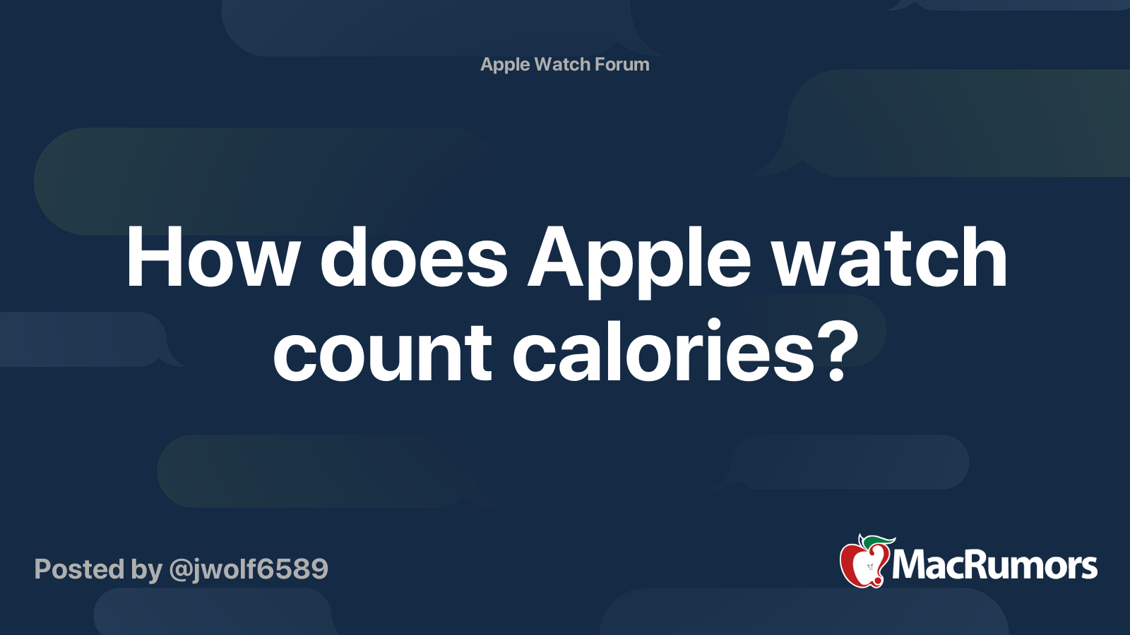 apple watch count calories