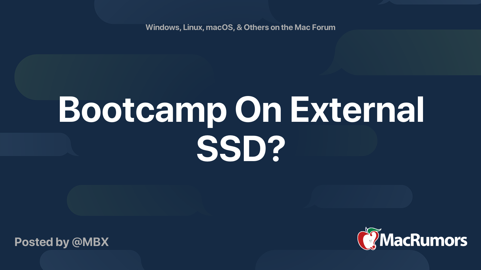 Перенос bootcamp на ssd