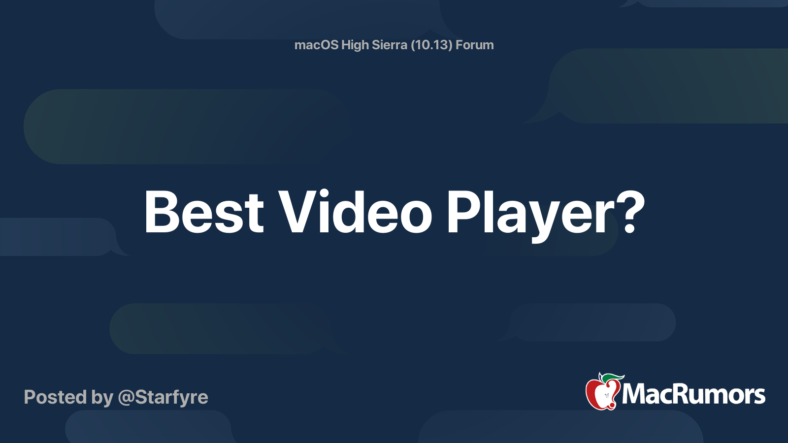 Video player for mac free download