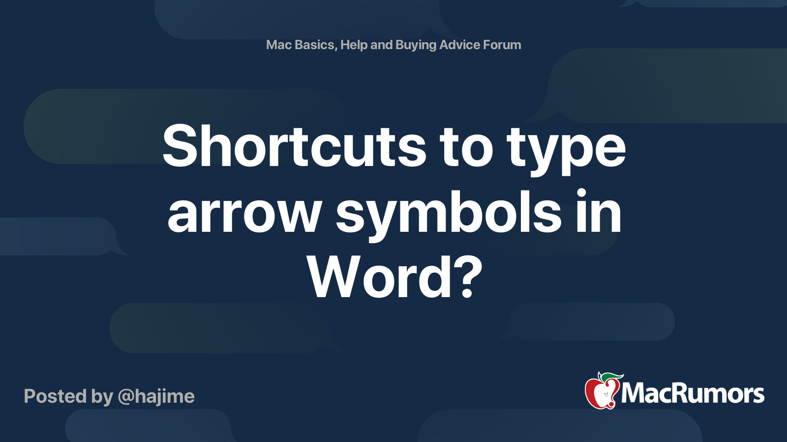 shortcuts-to-type-arrow-symbols-in-word-macrumors-forums