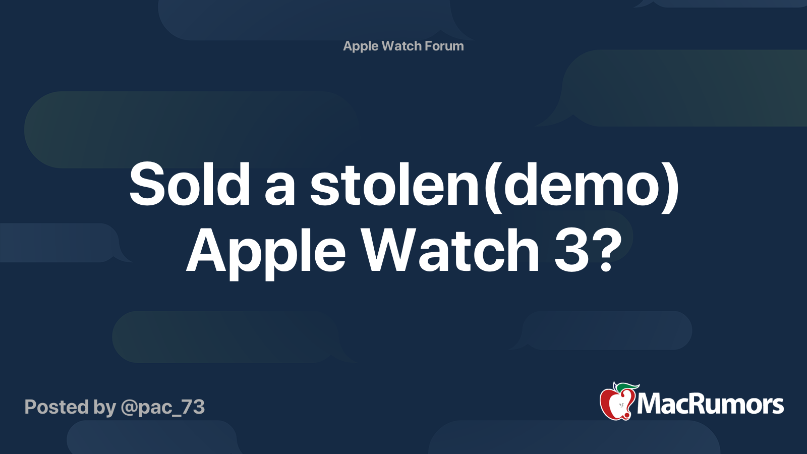 Apple watch 3 discount demo