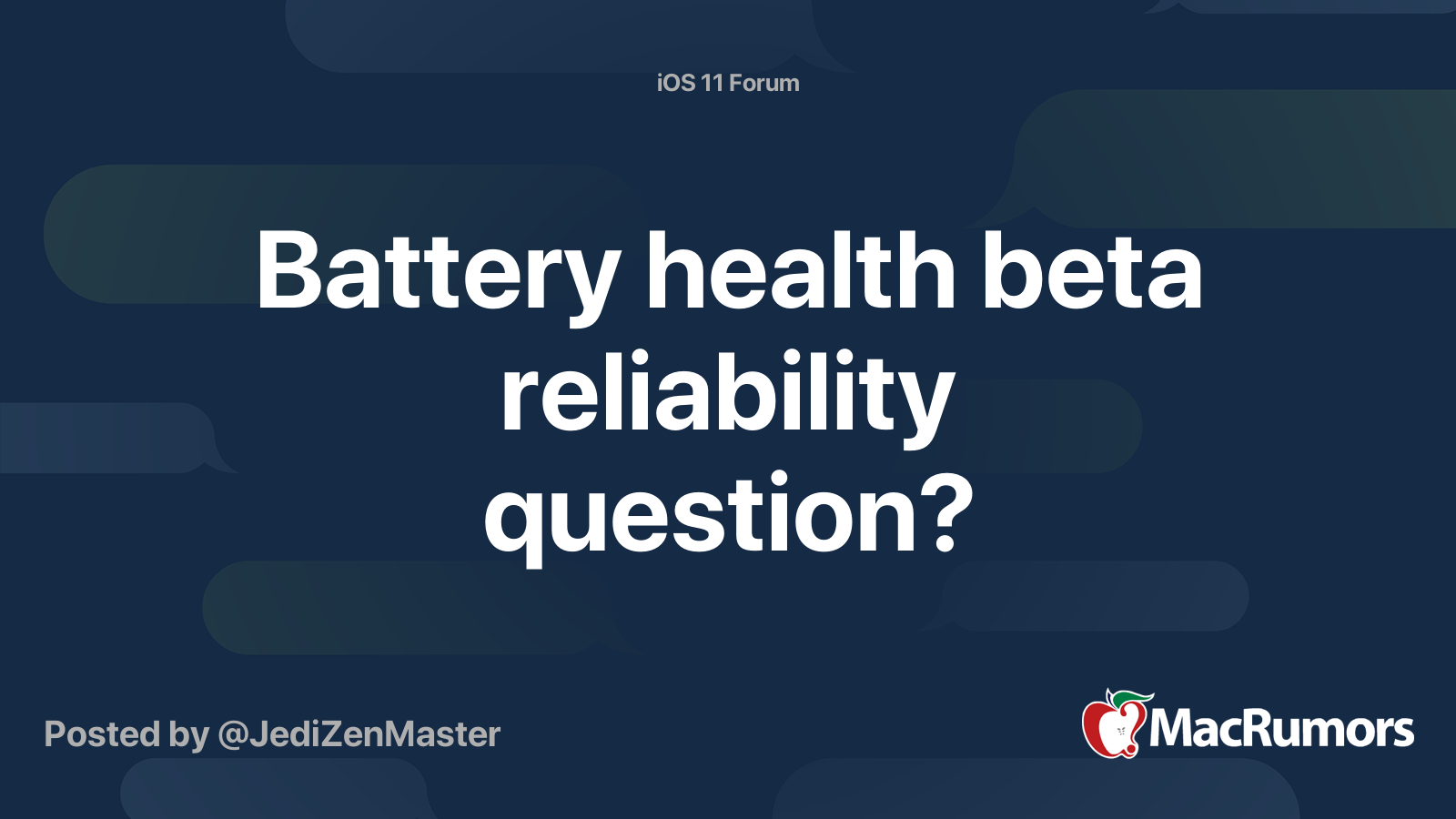 Battery health beta reliability question? | MacRumors Forums