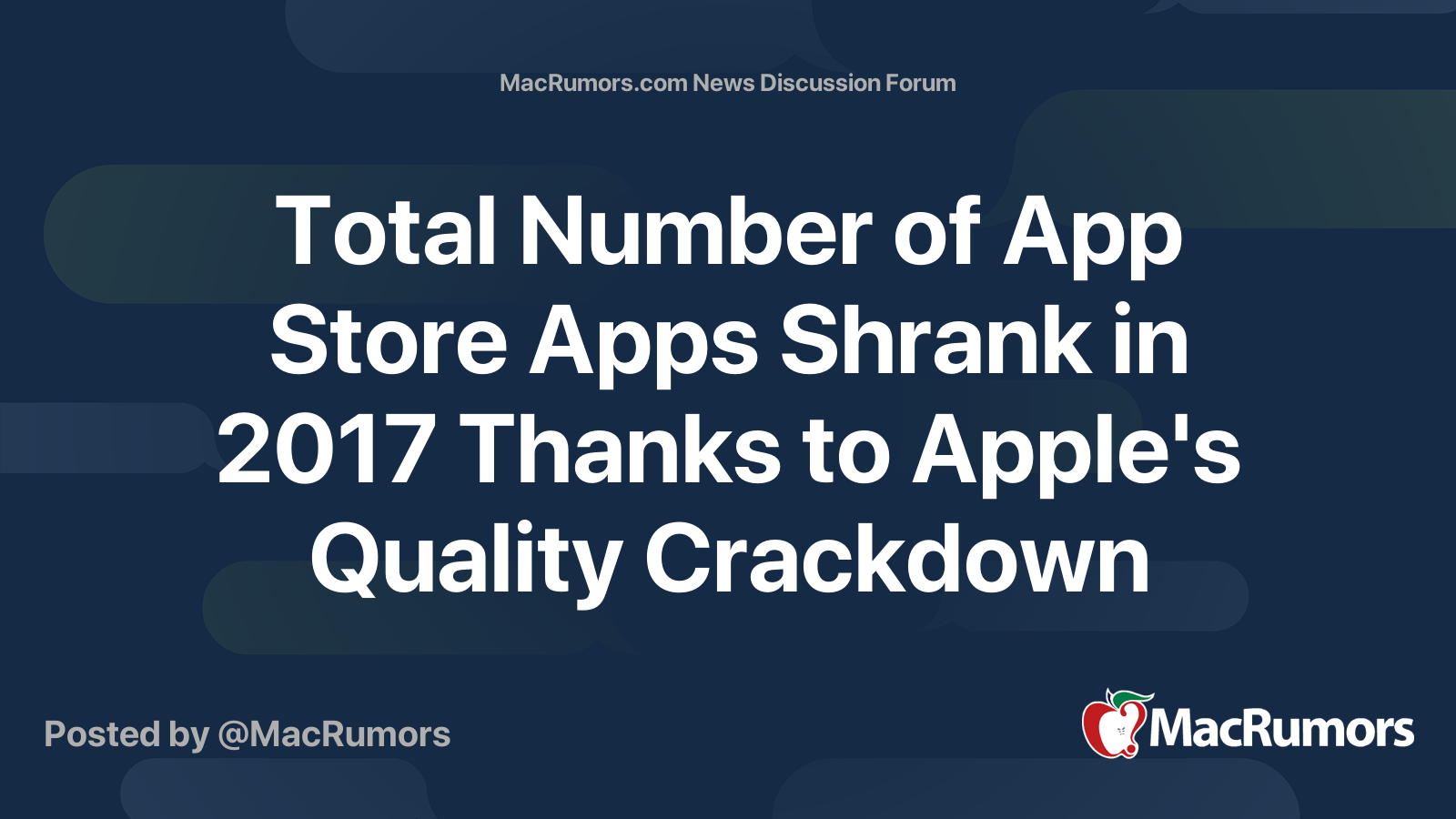 Total Number of App Store Apps Shrank in 2017 Thanks to Apple's Quality ...